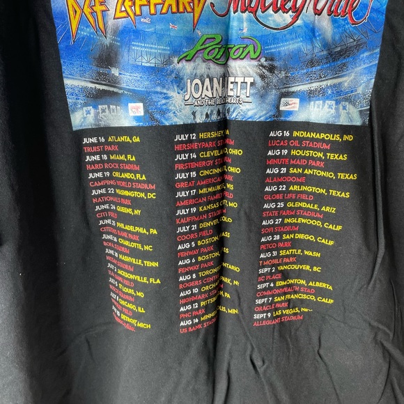 The Stadium Tour 2022 Tee Shirt Black 3XL New With Tags - Picture 6 of 9